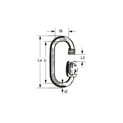 Schraub - Schäkel Kong 5