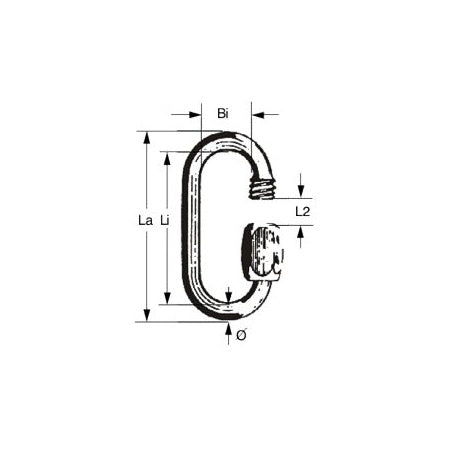 Schraub - Schäkel Kong 5
