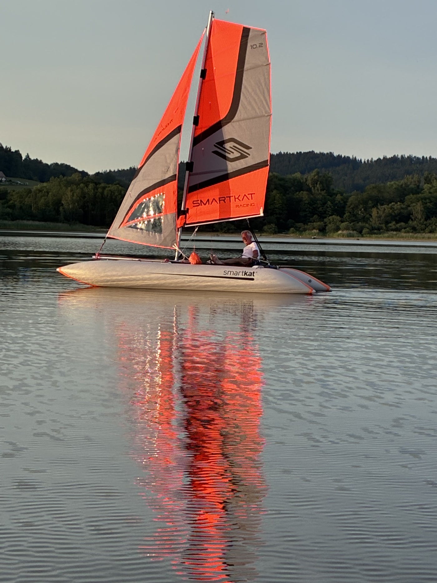 smartkat® Testsegeln in Hamburg mit Jürgen Lamm